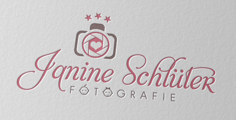 Janine Schlüter Babyfotografin Logo Design