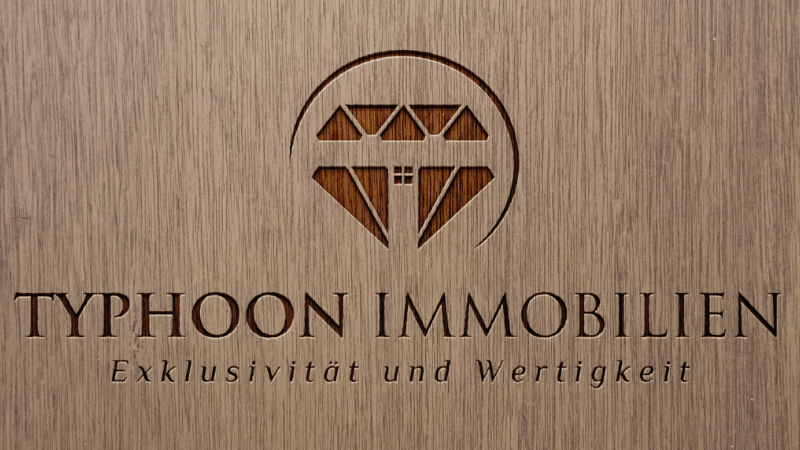 Logo-Design Immobilienfirma Typhoon Immobilien