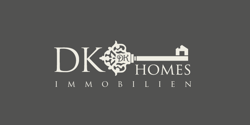 Logo-Design Immobilienmakler DK Homes