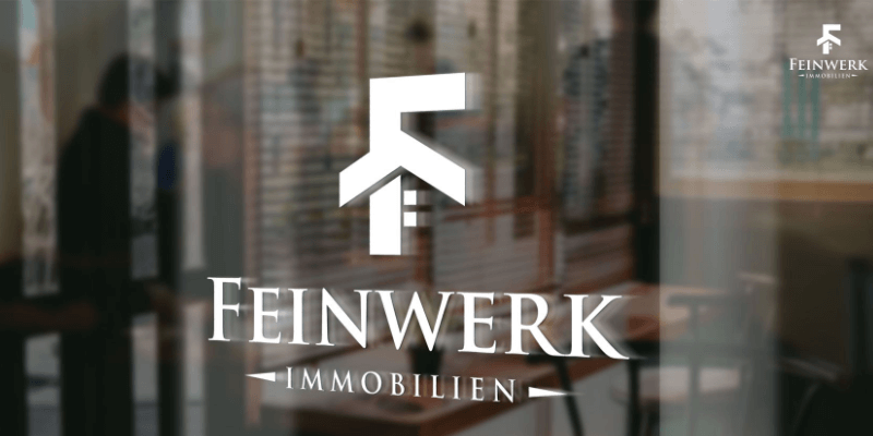 Logo-Design Immobilienmakler Feinwerk