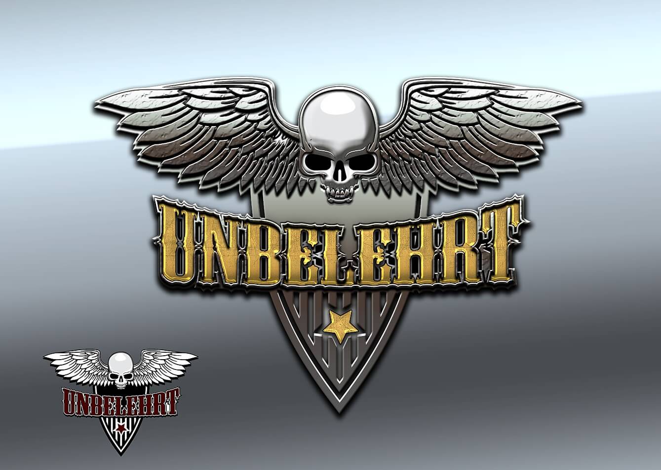 unbelehrt band logo