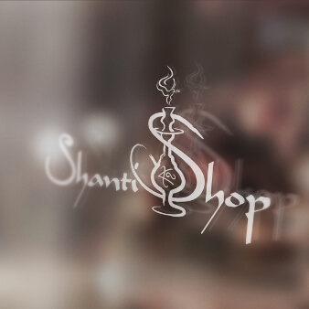 Shisha Bar Logo Designs Shanti Shop 688741