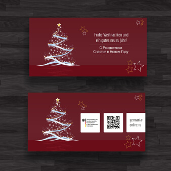 edle weihnachtskarten designs