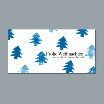 weihnachtskarten design firmen tannenbaum