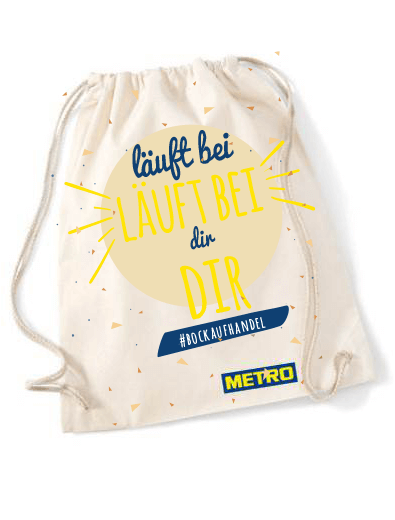 merchandise design jute beutel metro