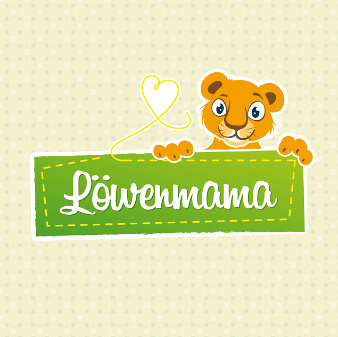 Löwenmama Kinder Online Shop Logo Design