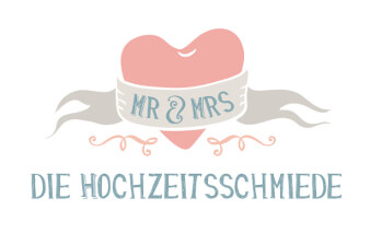 Mr & Mrs Hochzeitsschmiede Logo Online Shop