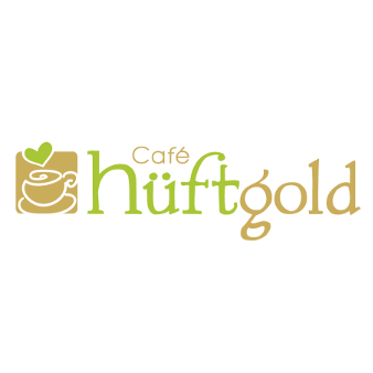 logo design café hüftgold Kaffeetasse