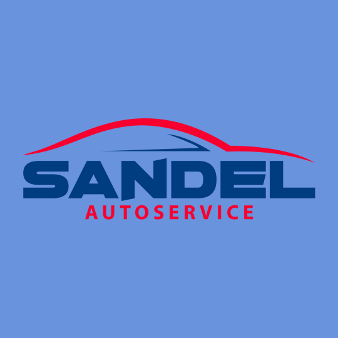 Auto Logo Design KFZ Werkstatt Autoservice Corporate Design Logo Briefpapier Visitenkarte Sandel