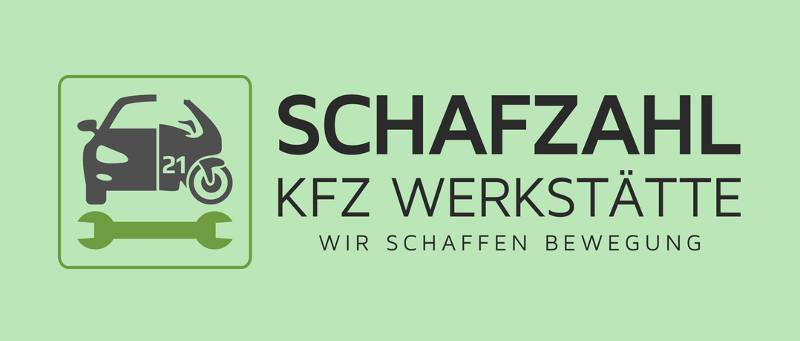 Corporate Design KFZ Werkstätte Auto Motorrad Logo-Design Schafzahl