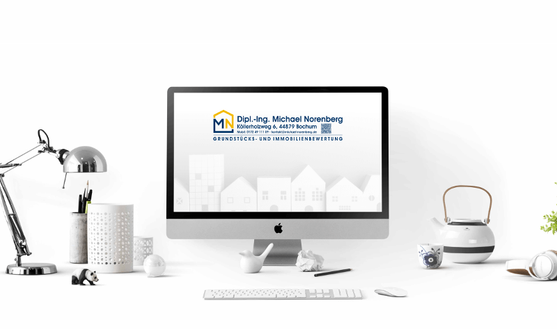 Einfache Initialen Logo Grundstücks und Immobilienbewertung 554671