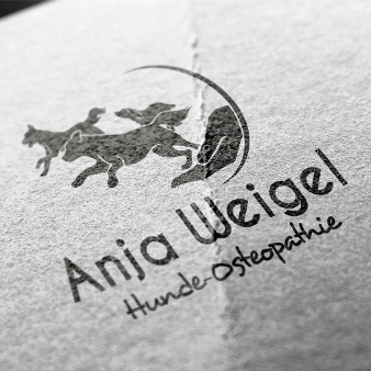 Osteopathe Logo Praxis Hunde Anja Weigel