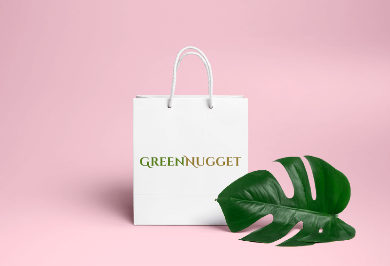 992638 Green Nugget 2 Logo Typo