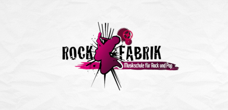 887484 Musikschule Logo Rockfabrik