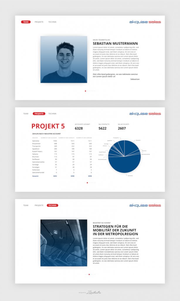 Akquise Sale Landing Page Design 652834