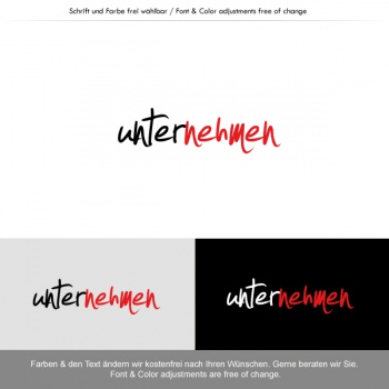 Logo #238435 - Schriftzug Knallig Schreibschrift Schlicht ohne Symbol Logo #238435