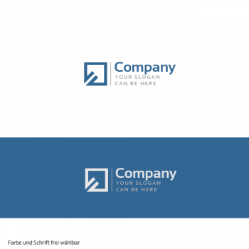 Logo #413844 - Consulting Versicherung Modern Blau Marketing Logo #413844