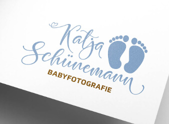 Babyfotograf Logo Design Katja Schünemann