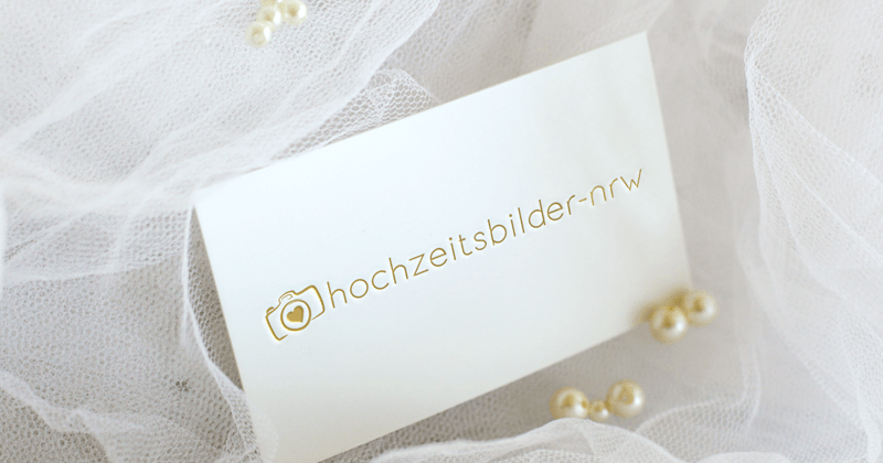 hochzeitsbilder-nrw Hochzeits Fotograf Logo Design