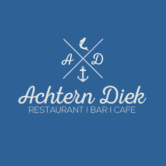 Achtern Diek Restaurant Logo Design Meer