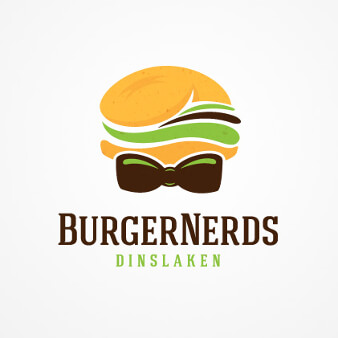 Burger Logo Design Burger Nerds