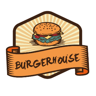 Burger Logo Restaurant Logo Burgerhouse