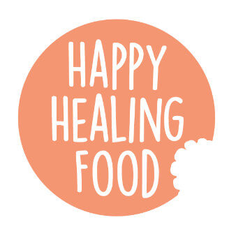 Happy Healing Food Freizeit Blog Logo Design