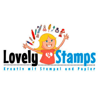 Kreativblog Lovely Stamp Logo Design