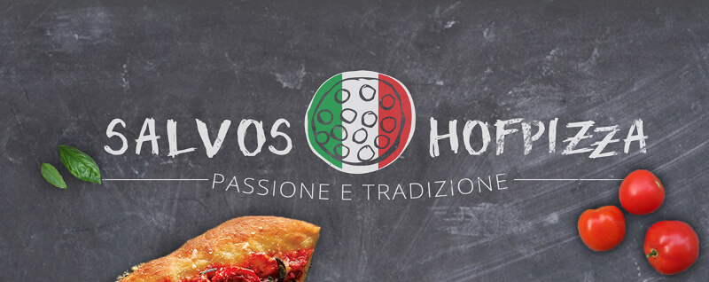 Pizza Logo Design Salvos Hofpizza Pizzeria