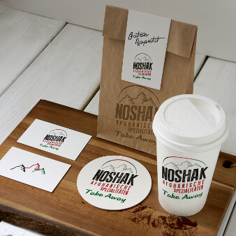 Restaurant Logo Afghanisch Noshak