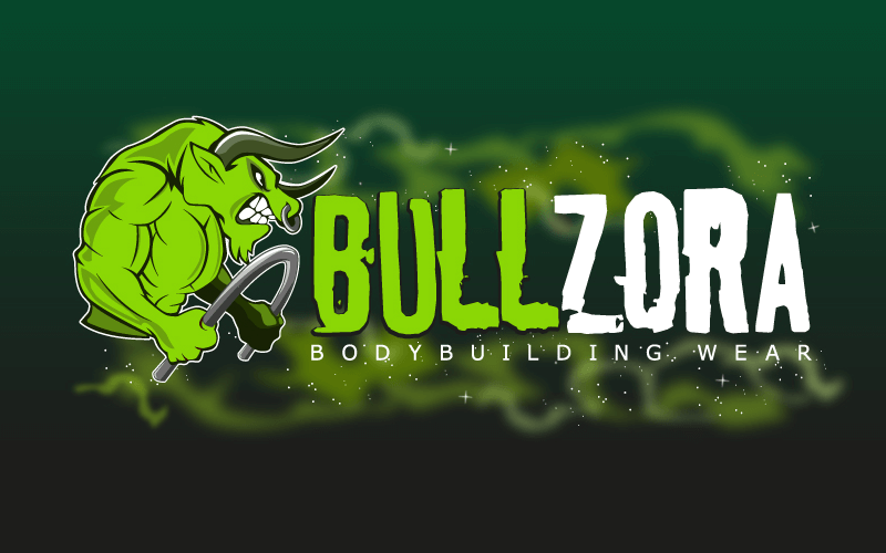 bullzora design bodybuilding logo