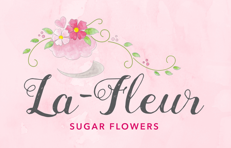 Blumen Logo La Fleur Sugar Flowers Zuckerblumen 389348