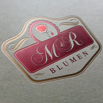 Blumenladen Logo Blumen M und R 262875