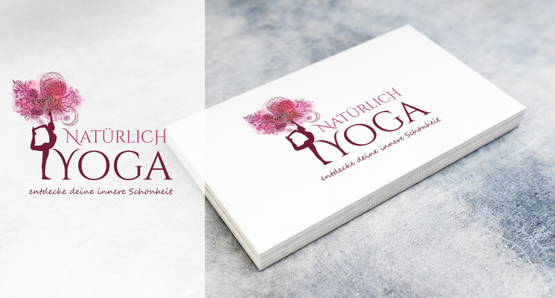 Natürlich Yoga Logo Design Yoga 714286