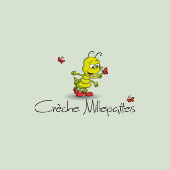 Kita Logo Design Creche Millepattes 372495