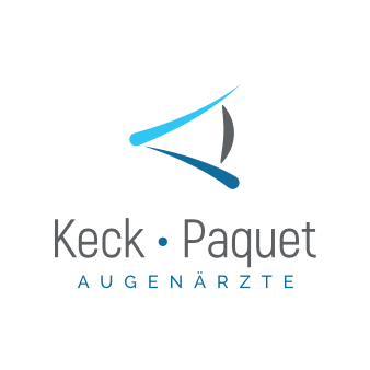 Keck Paquet Augenarzt Logo Design