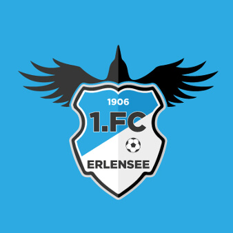 Fußballverein Logo Design 1. FC Erlensee