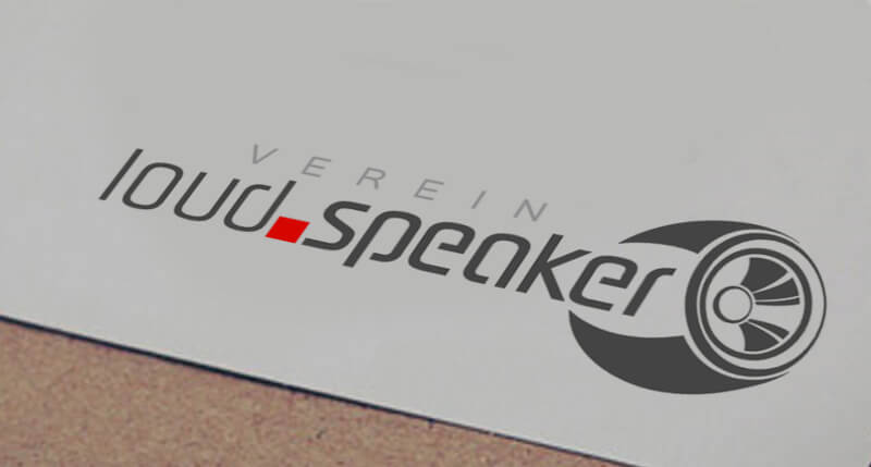 Vereinslogo Musikverein Logo Design loud speaker