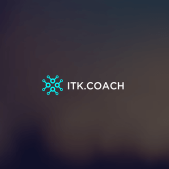 itk.coach it logo design