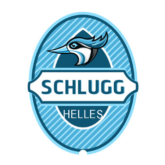 Blaues Logo Design Schlugg Helles 659848