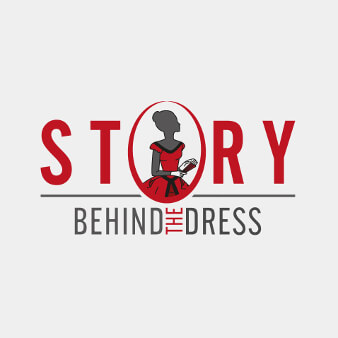 Logo roter Farbakzenz Story behind the Dress