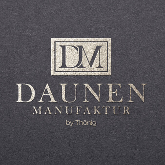 Manufaktur Logo Design Daunen Manufaktur