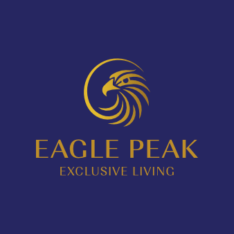 eagle peak golden logo elegant