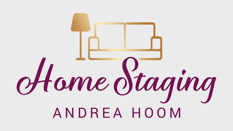 elegantes gold logo home staging andrea hoom