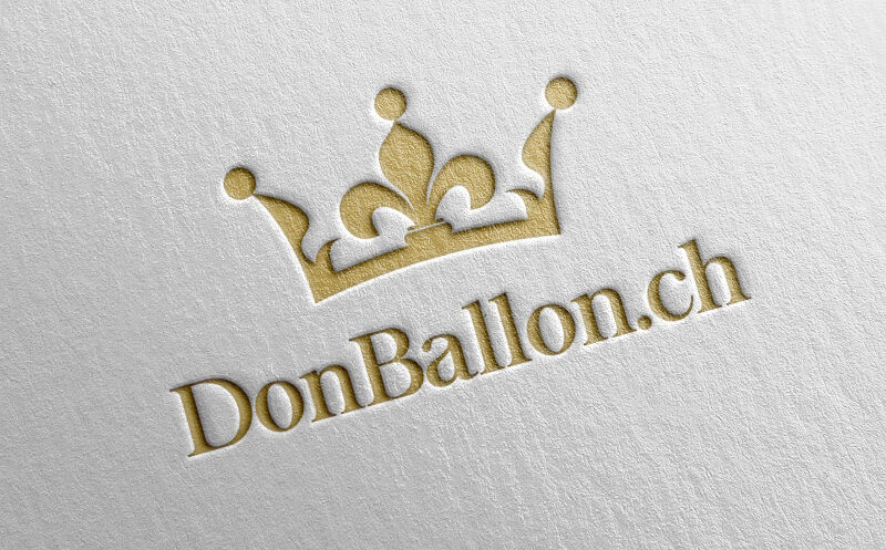 gold logo crown krone donballon.ch