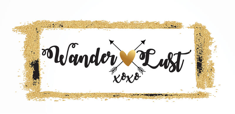 gold logo wanderlust