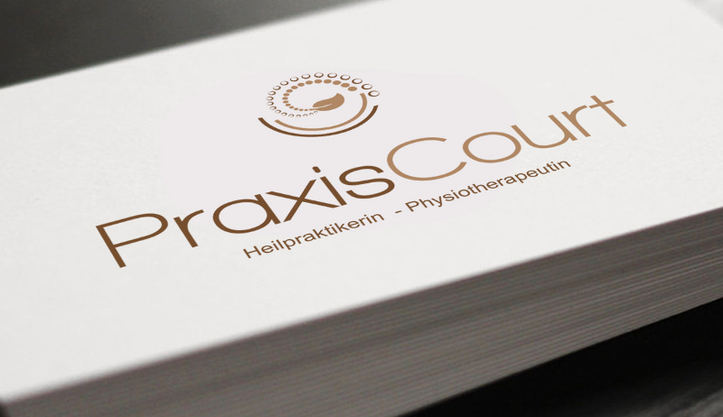 heilpraktiker logo design praxis court