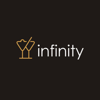 infinity gold logo minimal