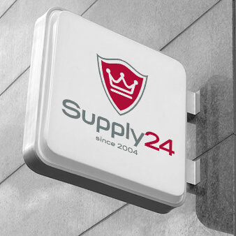 schlichtes rotes Logo Supply24 onlineshop