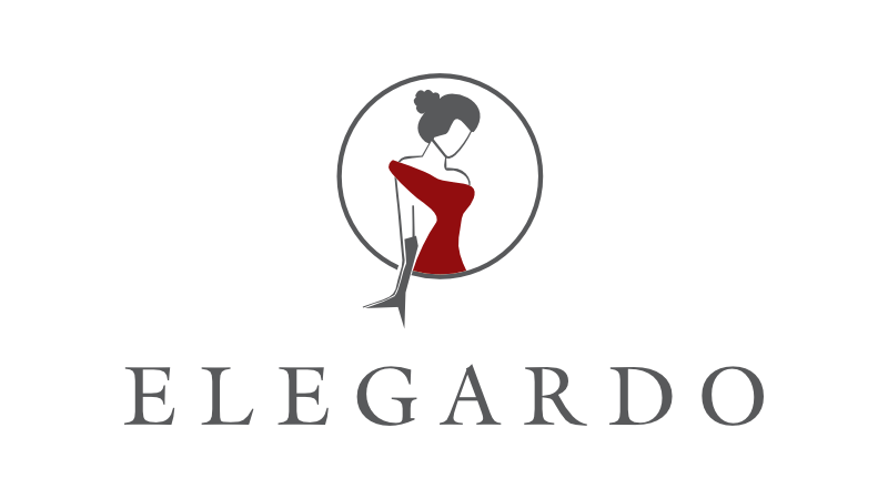 schlichtes rotes Logo elegardo Fashion